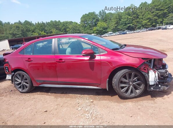 5YFS4MCE7SP235127 2025 TOYOTA COROLLA Red Սալոնի 360 աստիճան տեսք