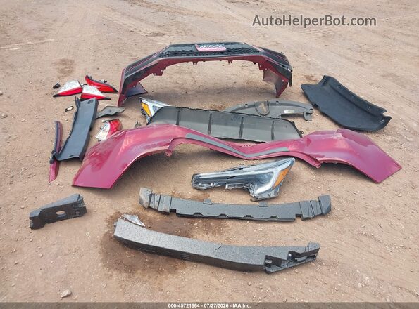 5YFS4MCE7SP235127 2025 TOYOTA COROLLA Red Սարքավորումների վահանակի տեսք