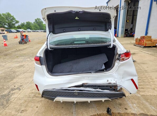 5YFS4MCE8NP137227 2022 TOYOTA COROLLA White Vista trasera