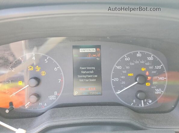 5YFS4MCE8SP245889 2025 TOYOTA COROLLA White Instrument cluster view