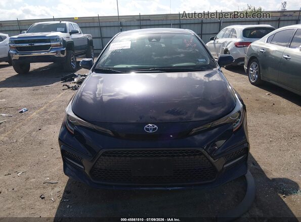5YFS4MCE9NP139052 2022 TOYOTA COROLLA Black Widok zestawu wskaźników