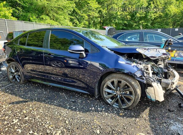 5YFS4MCE9RP205184 2024 TOYOTA COROLLA Blue Przód prawy