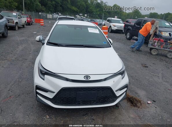5YFS4MCE9SP225179 2025 TOYOTA COROLLA White Widok zestawu wskaźników