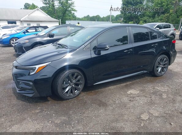 5YFS4MCE9SP233119 2025 TOYOTA COROLLA Черный Передняя левая четверть