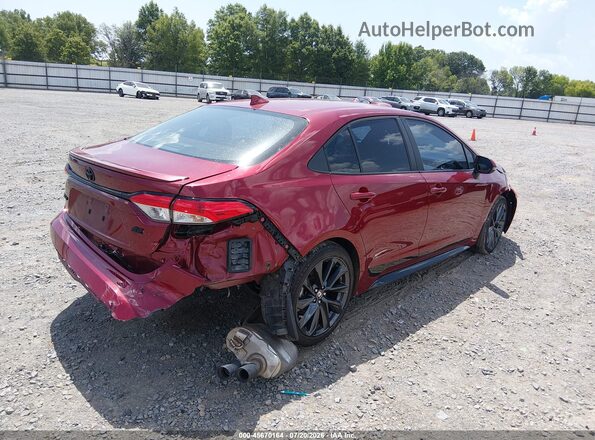 5YFS4MCE9SP233377 2025 TOYOTA COROLLA Темно-бордовый Задняя правая четверть