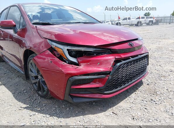 5YFS4MCE9SP233377 2025 TOYOTA COROLLA Темно-бордовый Вид спереди