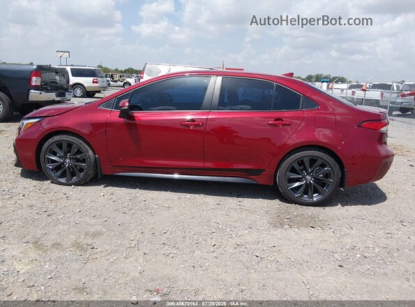 5YFS4MCE9SP233377 2025 TOYOTA COROLLA Темно-бордовый Панорамный вид салона 360°