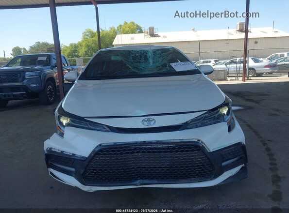 5YFS4MCEXMP064828 2021 TOYOTA COROLLA White Widok z przodu
