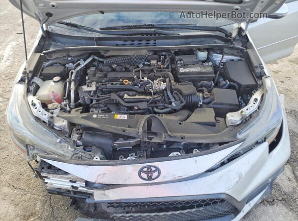 5YFS4MCEXMP065400 2021 TOYOTA COROLLA Silver უკანა სალონის ხედი