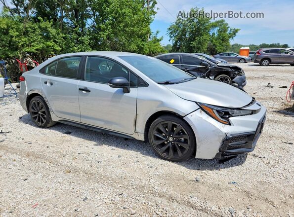 5YFS4MCEXMP072458 2021 TOYOTA COROLLA Silver Передня права чверть