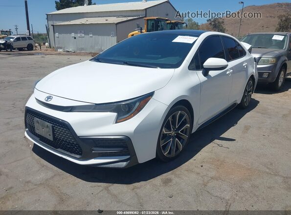 5YFS4MCEXMP076591 2021 TOYOTA COROLLA Белый Передняя левая четверть