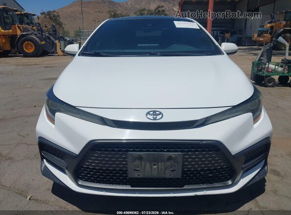 5YFS4MCEXMP076591 2021 TOYOTA COROLLA Белый Вид щитка приборов