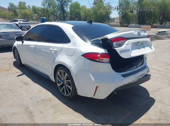 5YFS4MCEXMP076591 2021 TOYOTA COROLLA Белый Задняя левая четверть