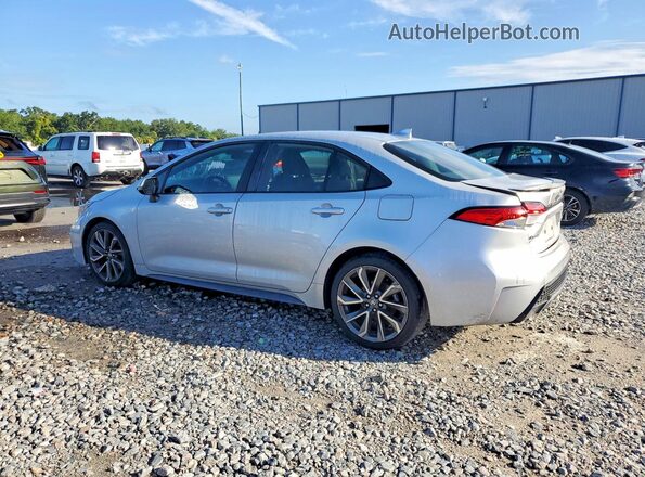 5YFS4MCEXMP081273 2021 TOYOTA COROLLA Silver Tył lewy