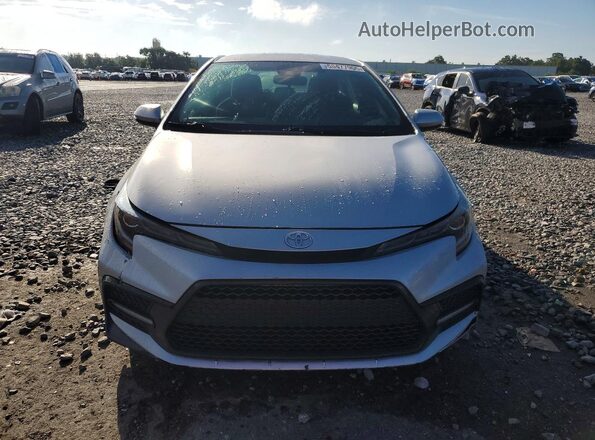 5YFS4MCEXMP081273 2021 TOYOTA COROLLA Silver Widok z przodu