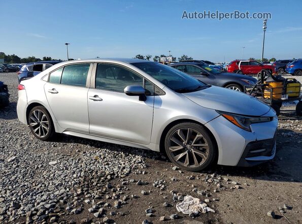 5YFS4MCEXMP081273 2021 TOYOTA COROLLA Silver Przód prawy