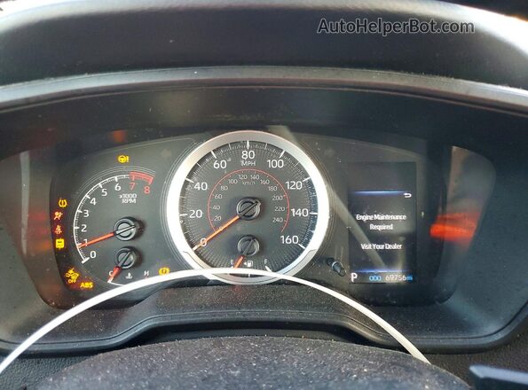 5YFS4MCEXMP081273 2021 TOYOTA COROLLA Silver Widok zestawu wskaźników