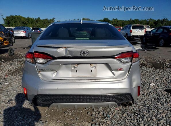 5YFS4MCEXMP081273 2021 TOYOTA COROLLA Silver Widok z tyłu