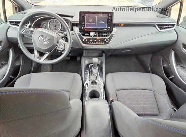 5YFS4MCEXNP107646 2022 TOYOTA COROLLA Черный Вид панели приборов