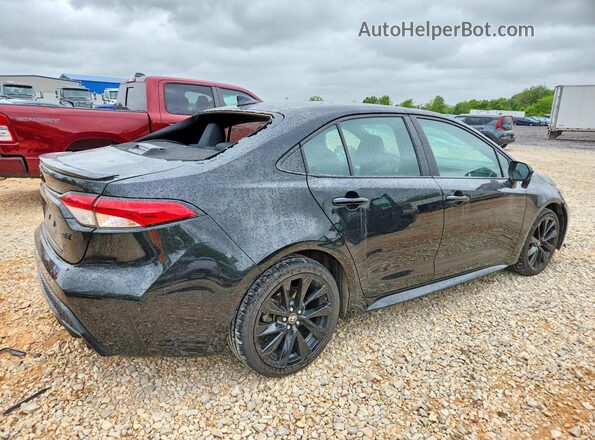 5YFS4MCEXNP107646 2022 TOYOTA COROLLA Черный Задняя правая четверть