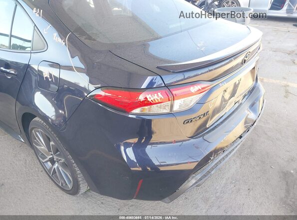 5YFS4MCEXNP114578 2022 TOYOTA COROLLA Dark Blue Front view