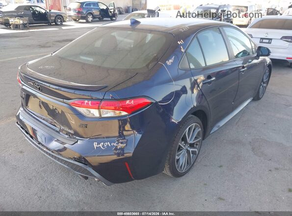 5YFS4MCEXNP114578 2022 TOYOTA COROLLA Dark Blue Rear right