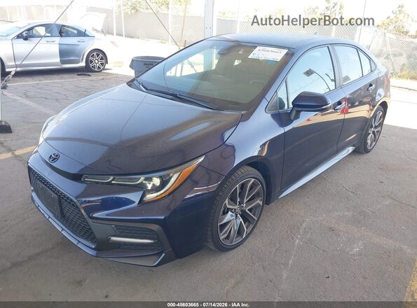 5YFS4MCEXNP114578 2022 TOYOTA COROLLA Dark Blue Front left