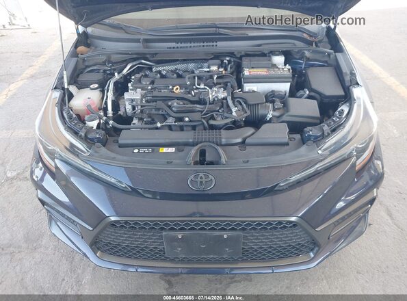 5YFS4MCEXNP114578 2022 TOYOTA COROLLA Dark Blue Rear view