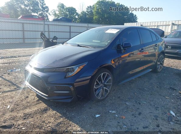 5YFS4MCEXNP120929 2022 TOYOTA COROLLA Blue Передня ліва чверть