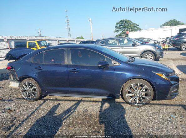 5YFS4MCEXNP120929 2022 TOYOTA COROLLA Blue Вид задньої частини салону