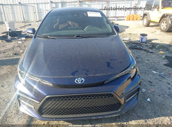 5YFS4MCEXNP120929 2022 TOYOTA COROLLA Blue Вид щитка приладів
