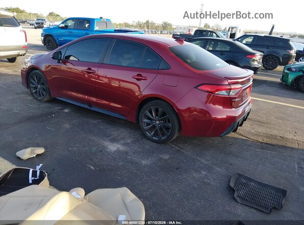 5YFS4MCEXRP174608 2024 TOYOTA COROLLA Red Tył lewy