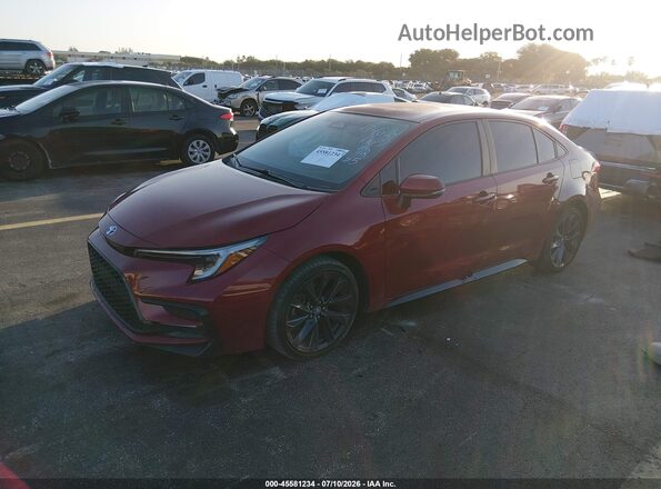 5YFS4MCEXRP174608 2024 TOYOTA COROLLA Red Przód lewy