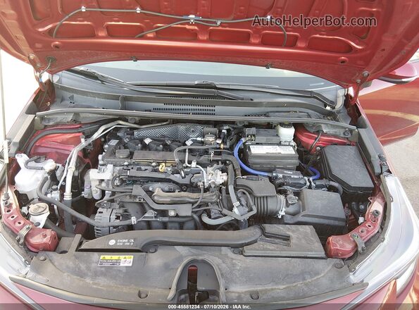 5YFS4MCEXRP174608 2024 TOYOTA COROLLA Red Widok z tyłu