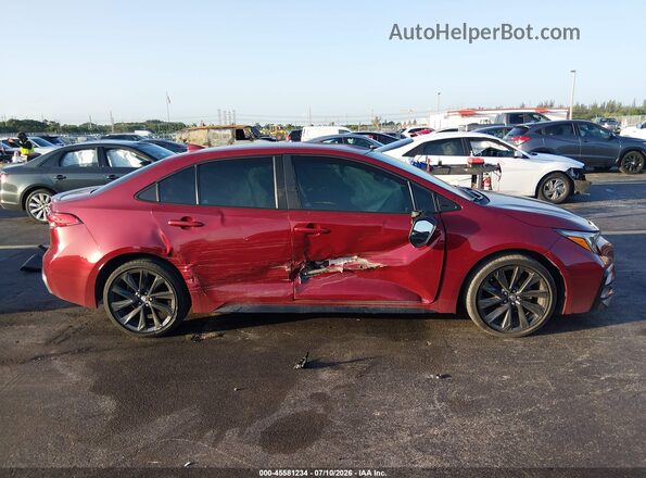 5YFS4MCEXRP174608 2024 TOYOTA COROLLA Red Widok wnętrza z tyłu