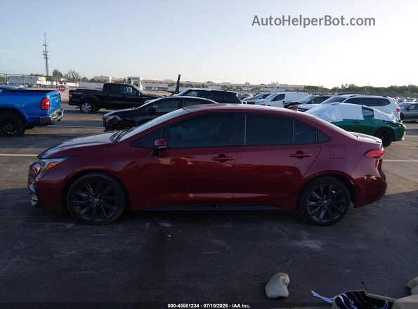 5YFS4MCEXRP174608 2024 TOYOTA COROLLA Red Widok wnętrza 360 stopni