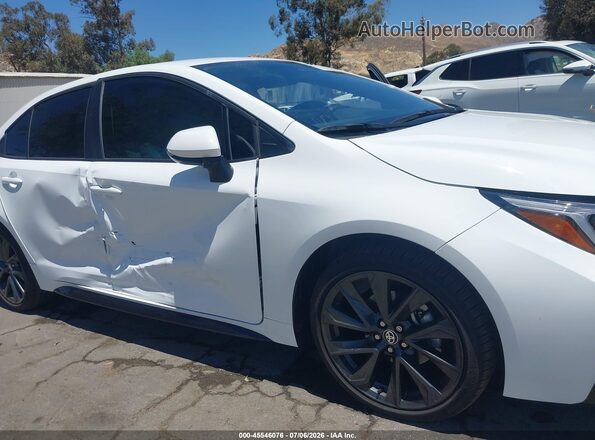 5YFS4MCEXSP244081 2025 TOYOTA COROLLA White Vista frontal