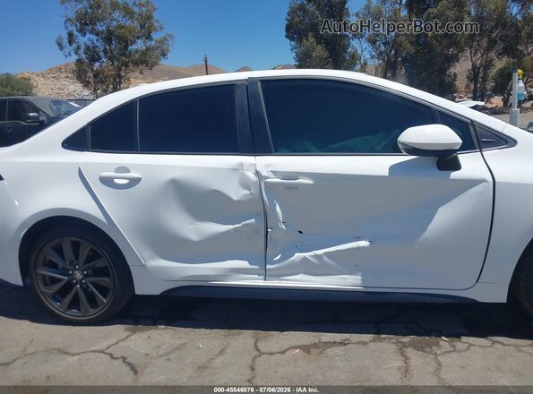 5YFS4MCEXSP244081 2025 TOYOTA COROLLA White Vista del cuadro de instrumentos