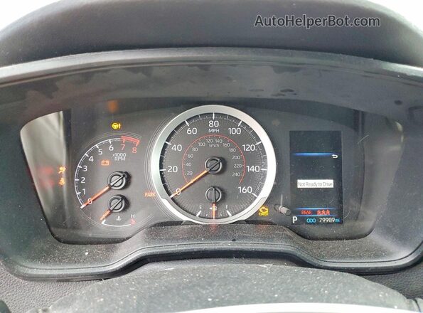 5YFS4RCE1LP034113 2020 TOYOTA COROLLA Blue Widok zestawu wskaźników