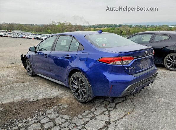 5YFS4RCE1LP034113 2020 TOYOTA COROLLA Blue Tył lewy