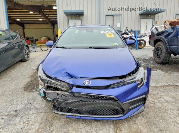 5YFS4RCE1LP034113 2020 TOYOTA COROLLA Blue Widok z przodu
