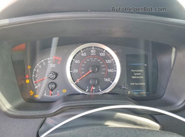 5YFS4RCE3LP013988 2020 TOYOTA COROLLA Белый Вид щитка приборов