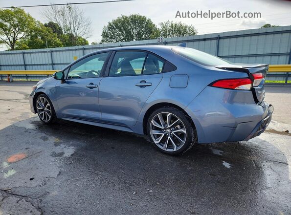 5YFS4RCE3LP016714 2020 TOYOTA COROLLA Blue Rear left