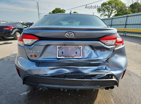 5YFS4RCE3LP016714 2020 TOYOTA COROLLA Blue Rear view