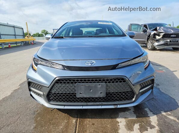 5YFS4RCE3LP016714 2020 TOYOTA COROLLA Blue Front view