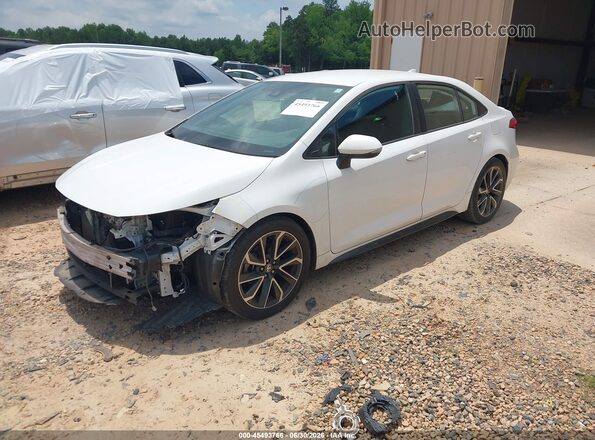 5YFS4RCE3LP038633 2020 TOYOTA COROLLA White Vista tres cuartos delantera izquierda
