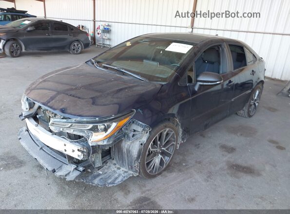 5YFS4RCE4LP015121 2020 TOYOTA COROLLA Синий Передняя левая четверть