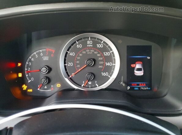 5YFS4RCE5LP027178 2020 TOYOTA COROLLA Blue ხელსაწყოთა პანელის ხედი