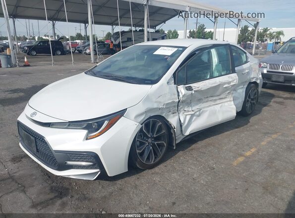 5YFS4RCE5LP042165 2020 TOYOTA COROLLA Белый Передняя левая четверть