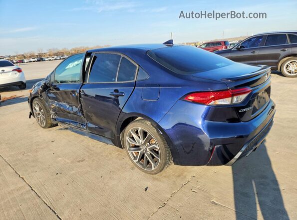 5YFS4RCE6LP032227 2020 TOYOTA COROLLA Синий Задняя левая четверть